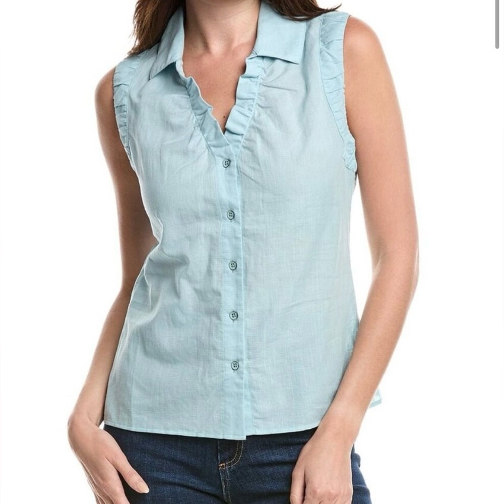 CAbi Shiver Sleeveless Top Size Small
